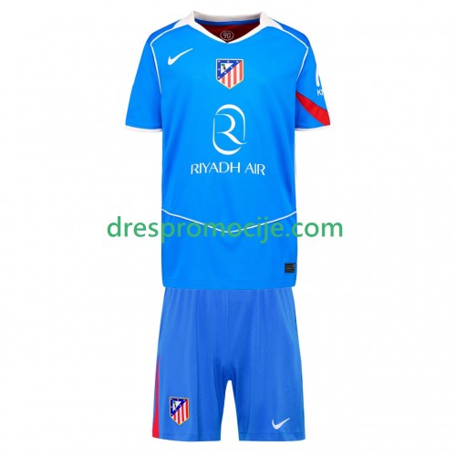 Atlético Madrid Dres Dječji Treći 2025/2026 Kratkih Rukava Atlético Madrid Dres Dječji Treći 2025/2026 Kratkih Rukava